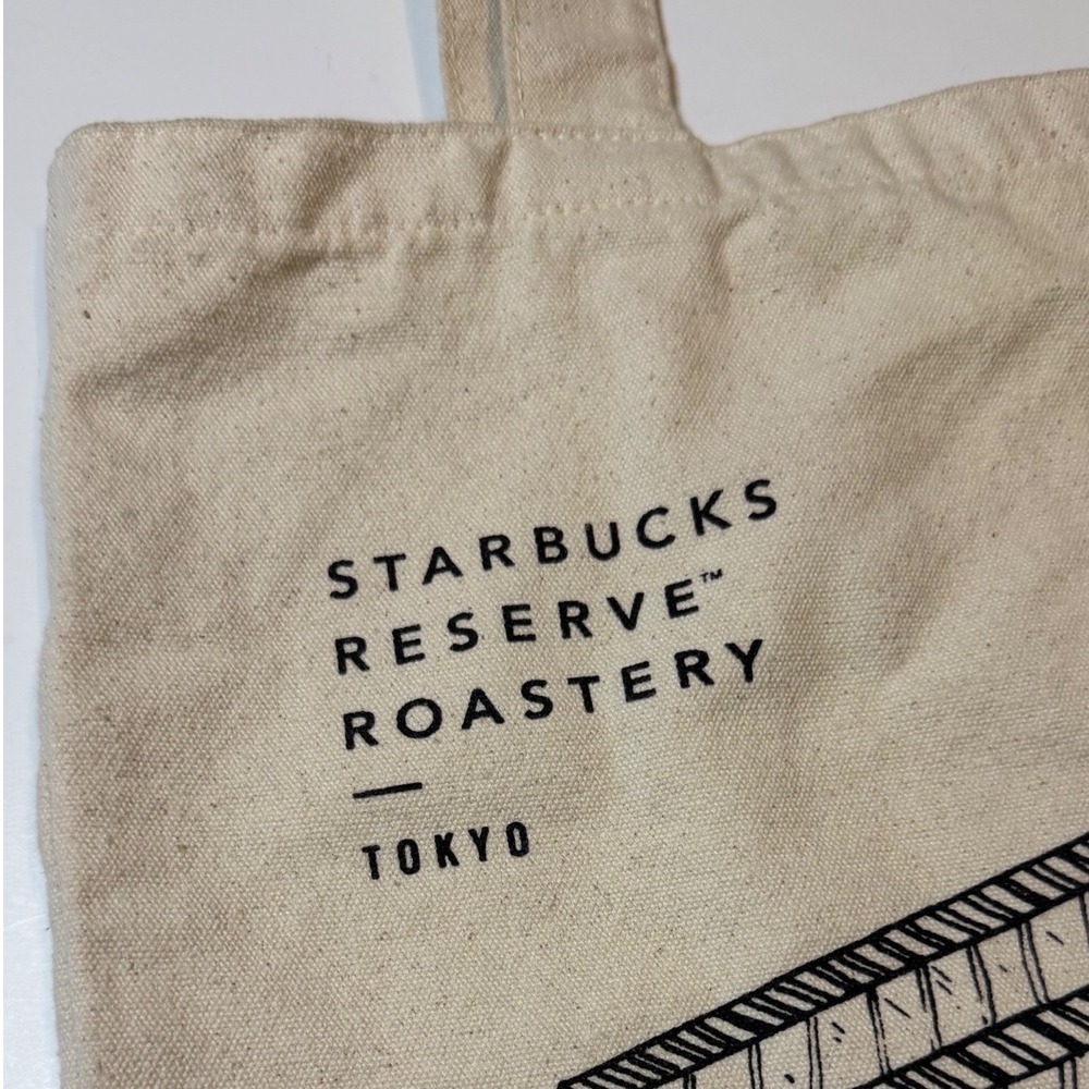 Starbucks Reserve Roastery Tokyo Tote Bag Rare Canvas… - Gem
